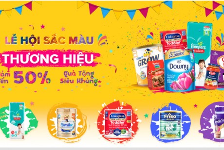 Lazada khuyến mãi lễ hội sắc màu giảm giá đến 50% kèm nhiều quà tặng hấp dẫn