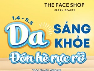 THEFACESHOP - mỹ phẩm thiên nhiên mã giảm 30k cho đơn từ 30K